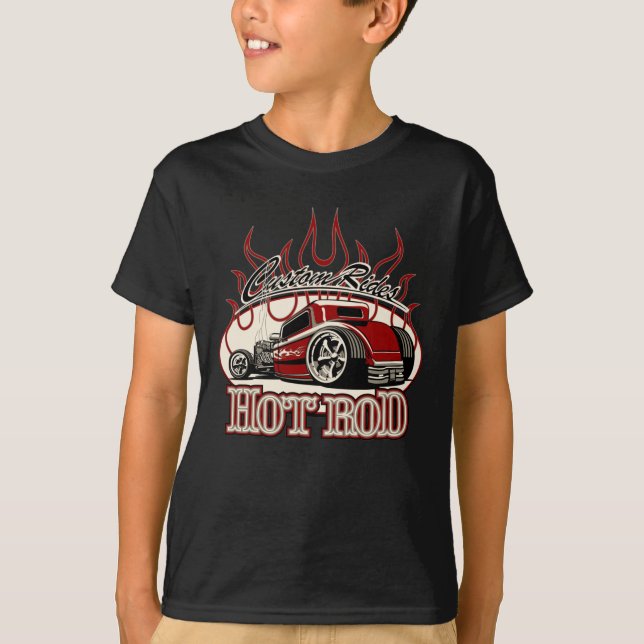 Cartoon hot rod T-Shirt (Front)