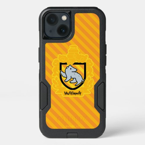 Cartoon Hufflepuff Crest iPhone 13 Case