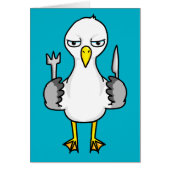 Cartoon Hungry Seagull (Front)