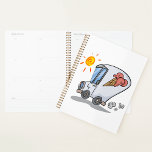 Cartoon Ice Cream Truck Fun Summer Dessert Planner