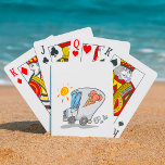 Cartoon Ice Cream Truck Fun Summer Dessert Poker Cards