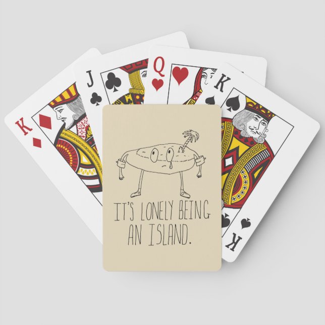 Cartoon Island Poker Cards (Back)