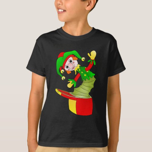 Cartoon Jack in the box cushion T_Shirt