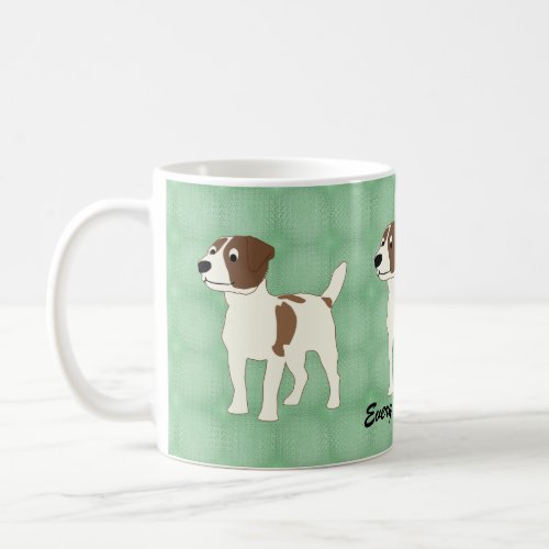 Cartoon Jack Russell Terrier Coffee Mug