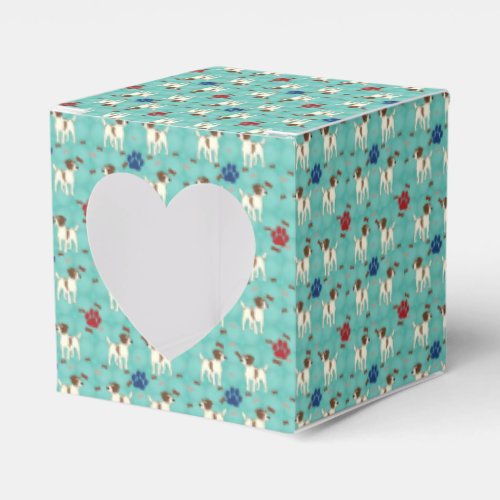 Cartoon Jack Russell Terrier Favor Boxes