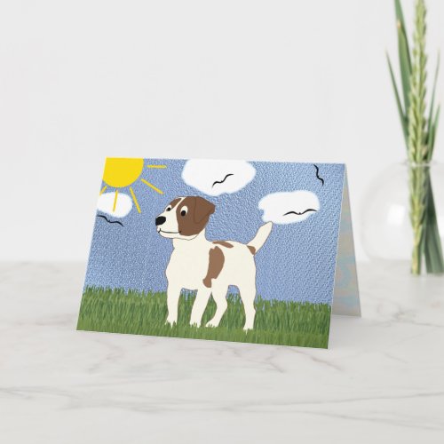 Cartoon Jack Russell Terrier Invitation