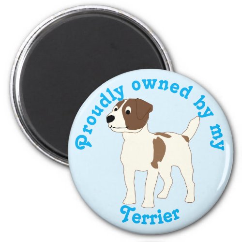 Cartoon Jack Russell Terrier Magnet