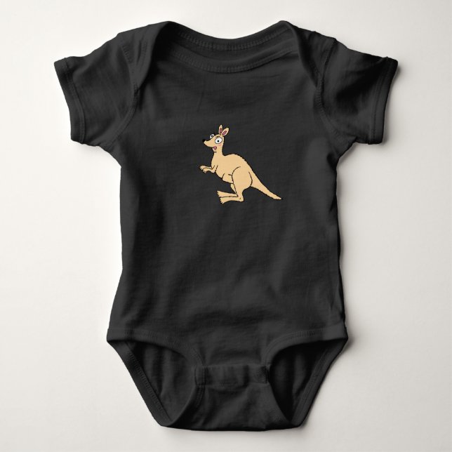 Cartoon Kangaroo Baby Top (Front)