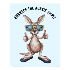 Cartoon Kangaroo Poster