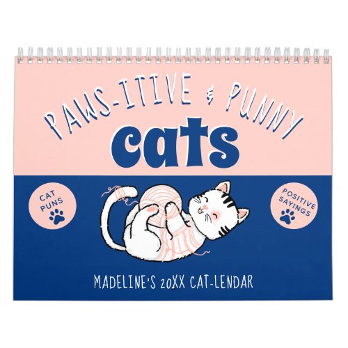 Cartoon Kawaii Cat  Calendar