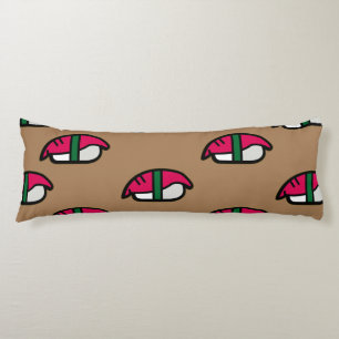 Cartoon Kawaii Sushi, Fish Rice & Seaweed Body Pillow