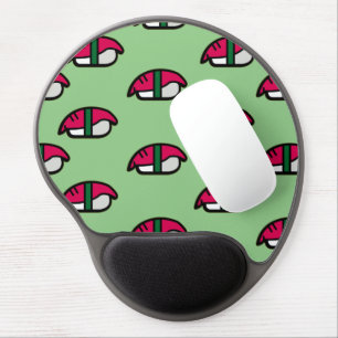 Cartoon Kawaii Sushi, Fish Rice & Seaweed Gel Mous Mouse Pad
