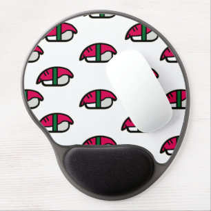 Cartoon Kawaii Sushi, Fish Rice & Seaweed Gel Mouse Pad