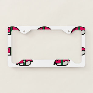 Cartoon Kawaii Sushi, Fish Rice & Seaweed License Plate Frame