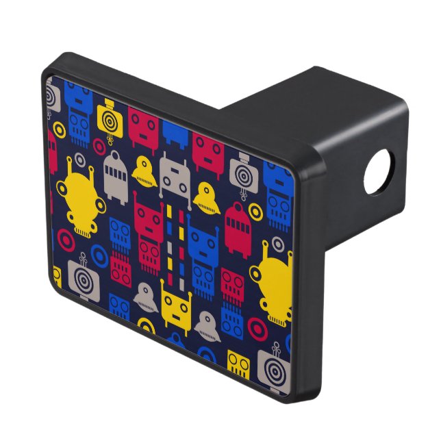 Cartoon Kids Robot Hitch Cover (Top Right)