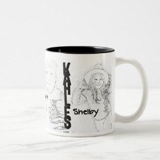 Cartoon Kids Two-Tone Coffee Mug