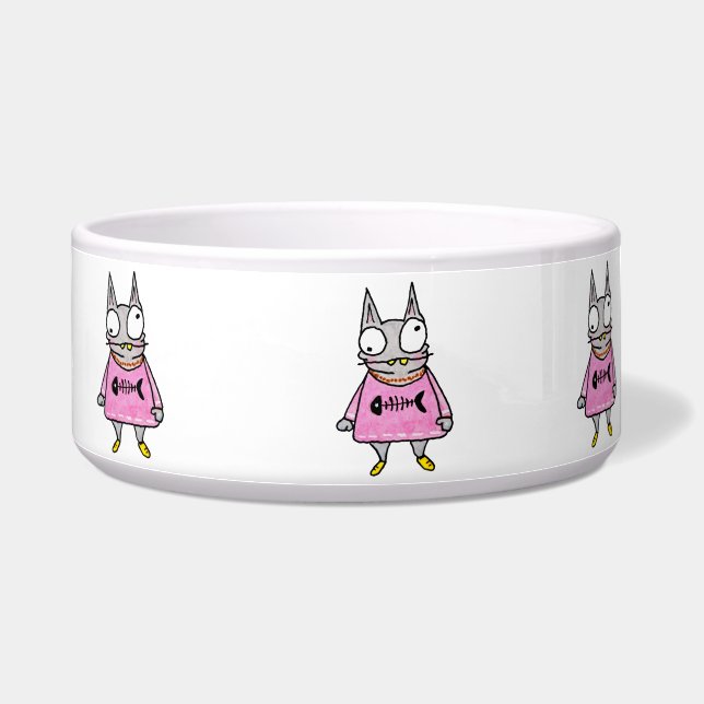 Cartoon Kitten Bowl (Right)