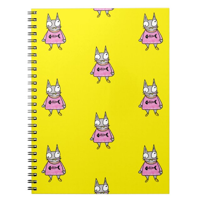 Cartoon Kitten Notebook (Front)