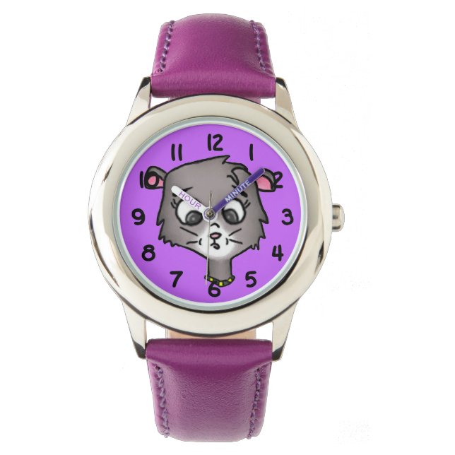 Cartoon Kitten Watch (Front)