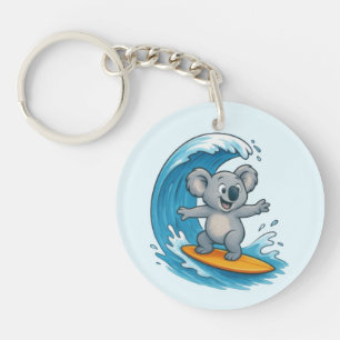 Cartoon Koala Bear Keychain
