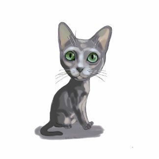 Cartoon Korat Cutout