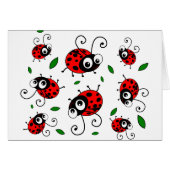 Cartoon ladybugs pattern (Front Horizontal)