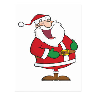 Cartoon Laughing Santa Claus Gifts on Zazzle