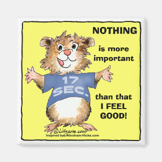 Cartoon Law Of Attraction Abrahamster Magnet