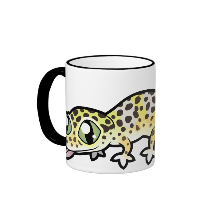 Cartoon Leopard Gecko Coffee Mug