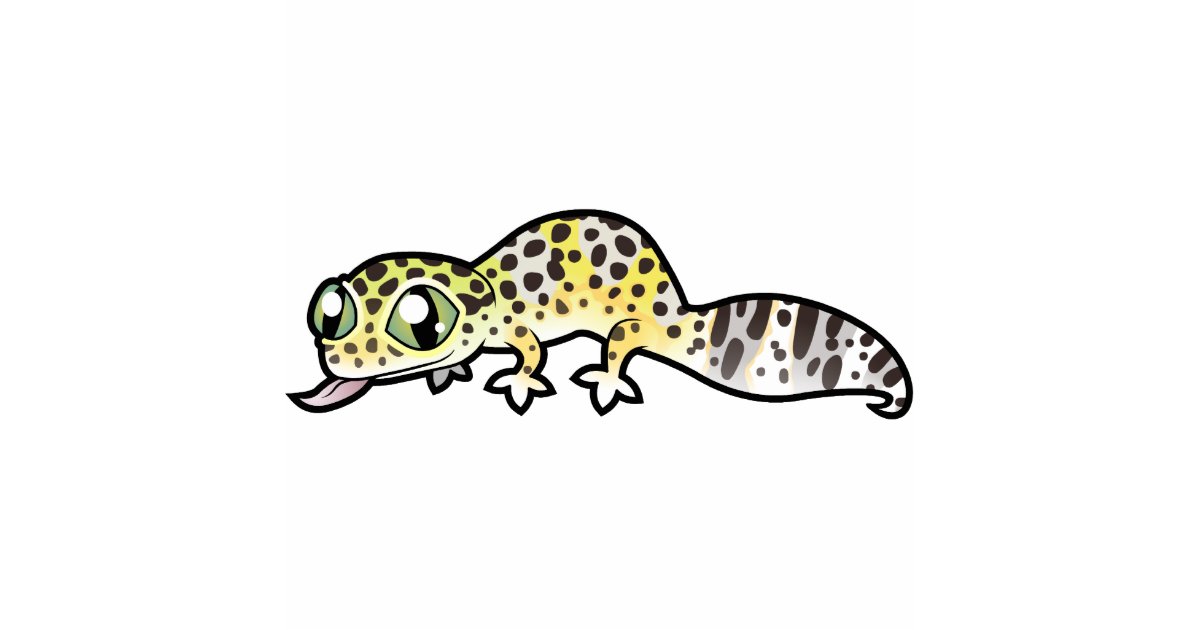 leopard gecko cartoon