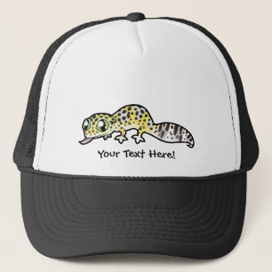 Cartoon Leopard Gecko Trucker Hat
