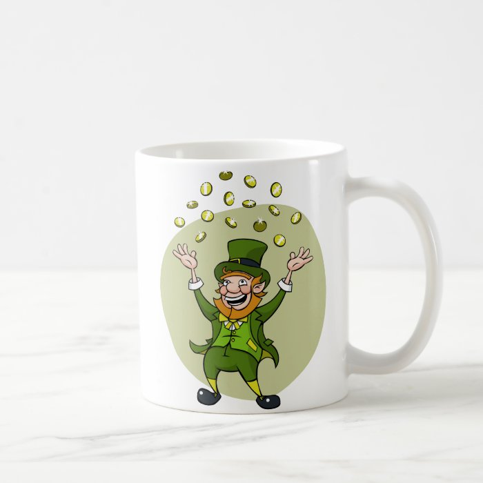 Cartoon Leprechaun Coffee Mug