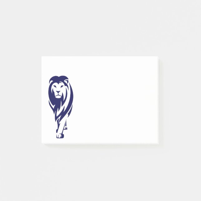 Cartoon Lion Post-it Notes (Front)