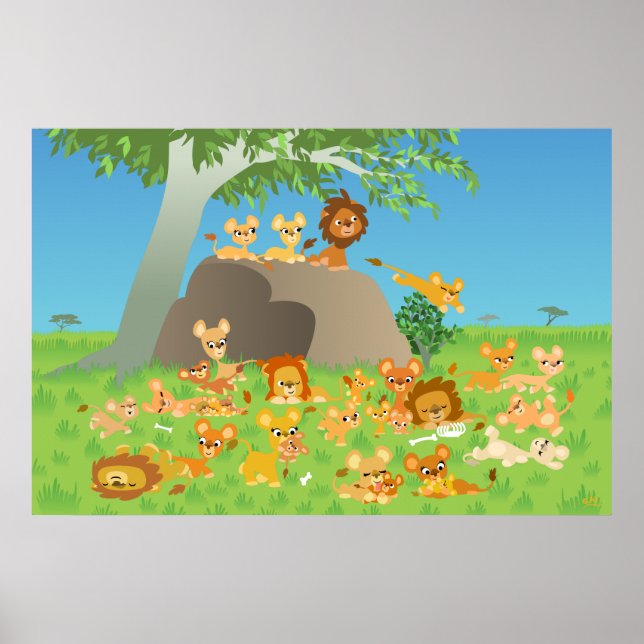 Cartoon Lion Pride custom print (Front)