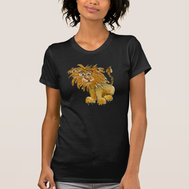 Cartoon Lion T-Shirt, and Apparel gifts T-Shirt (Front)