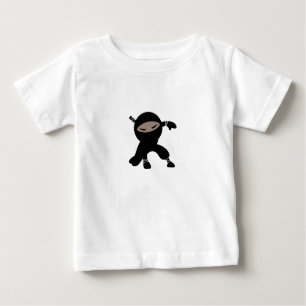 Cartoon Little Ninja Warrior Baby T-Shirt
