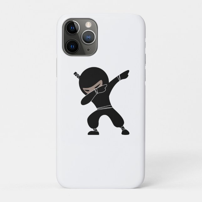 Cartoon Little Ninja Warrior Case-Mate iPhone Case (Back)