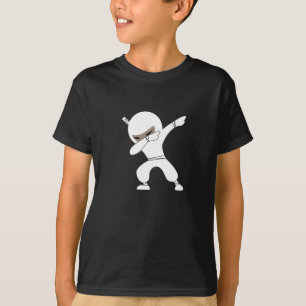 Cartoon Little Ninja Warrior T-Shirt