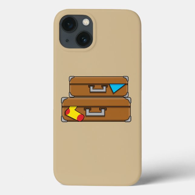 Cartoon Luggage Case-Mate iPhone Case (Back)
