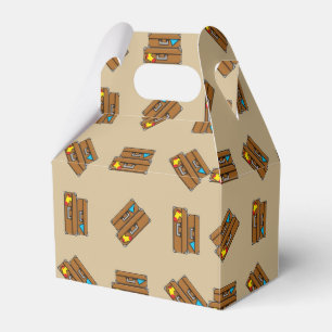 Cartoon Luggage Favor Boxes