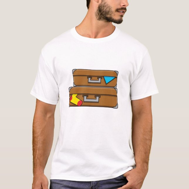 Cartoon Luggage T-Shirt (Front)