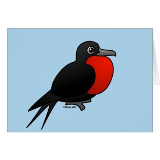 Magnificent Frigatebird Greeting Card