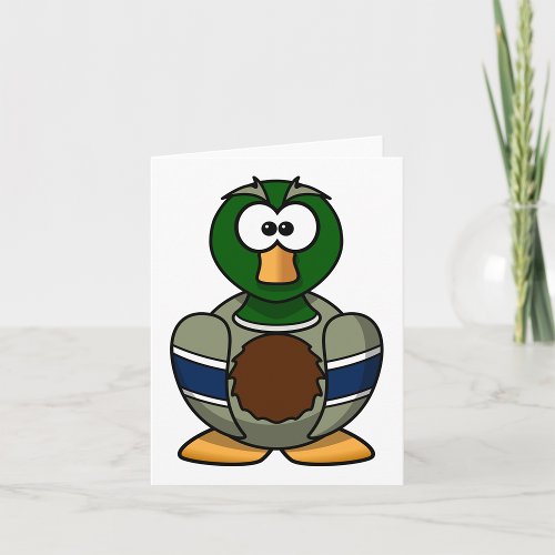 Cartoon Mallard Duck Note Cards