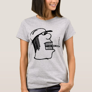 Cartoon Man with Cigar T-Shirt