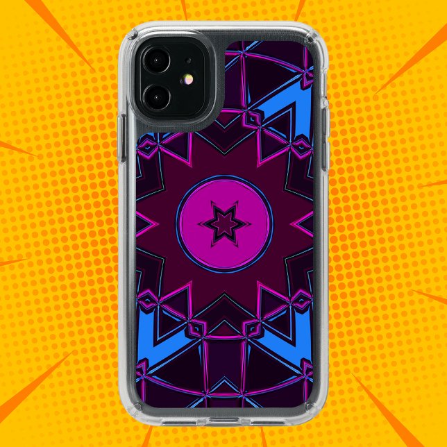 Cartoon Mandala Purple Pink and Blue Speck iPhone 11 Case (Creator Uploaded)