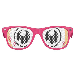 Cartoon Manga Eyes Sunglasses (Pink)