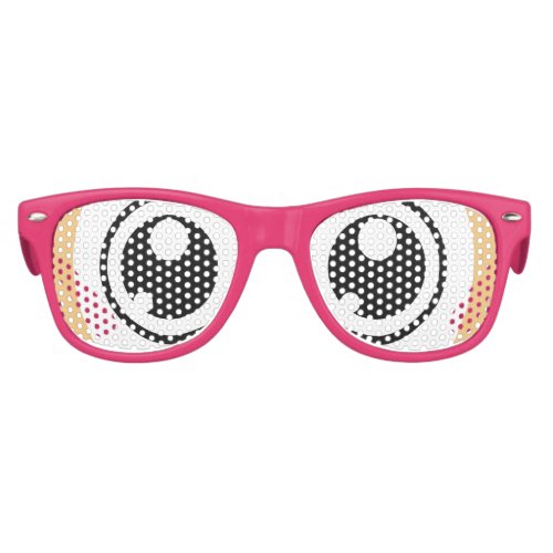 Cartoon Manga Eyes Sunglasses Pink