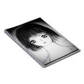cartoon manga yaei drawing cute anime girl notebook (Right Side)