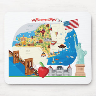 United States Of America Map Cartoon Electronics & Tech Accessories | Zazzle