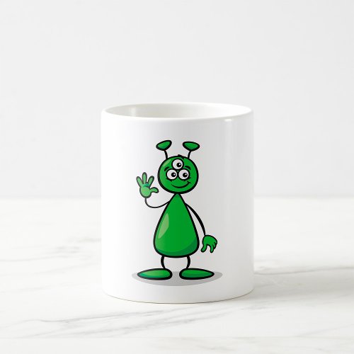 Cartoon Martian Coffee Mug